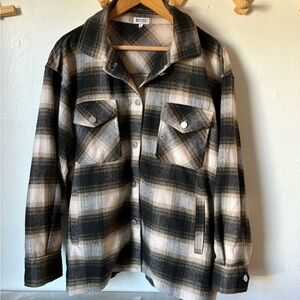Beginning Boutique Flannel top